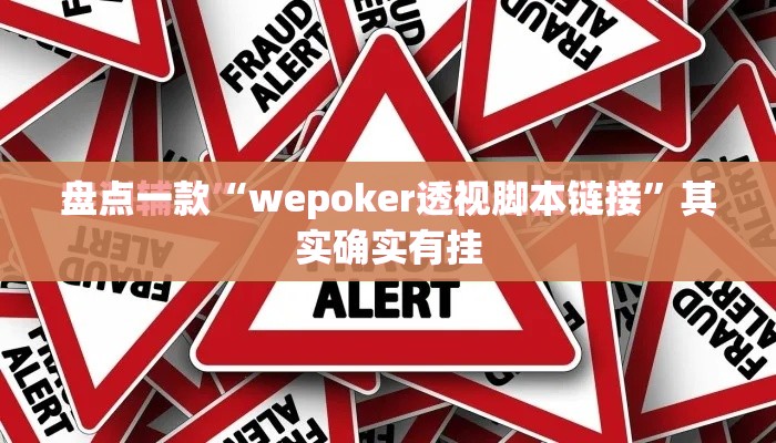 盘点一款“wepoker透视脚本链接”其实确实有挂