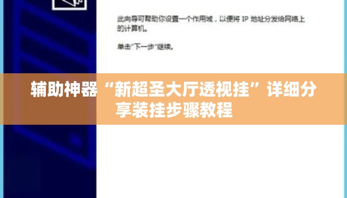 辅助神器“新超圣大厅透视挂	”详细分享装挂步骤教程
