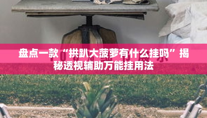 盘点一款“拱趴大菠萝有什么挂吗”揭秘透视辅助万能挂用法