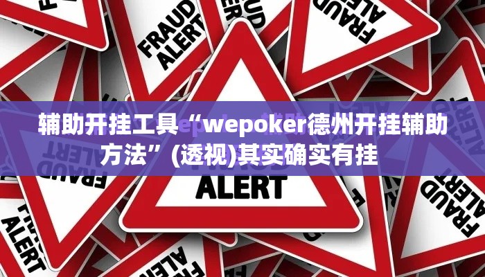 辅助开挂工具“wepoker德州开挂辅助方法”(透视)其实确实有挂 