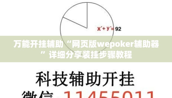 万能开挂辅助“网页版wepoker辅助器”详细分享装挂步骤教程