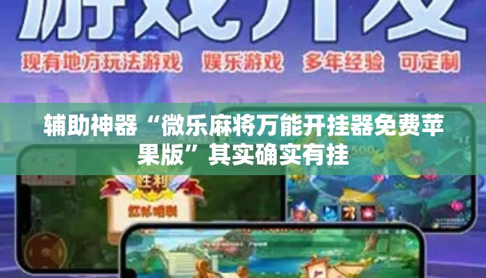 辅助神器“微乐麻将万能开挂器免费苹果版	”其实确实有挂
