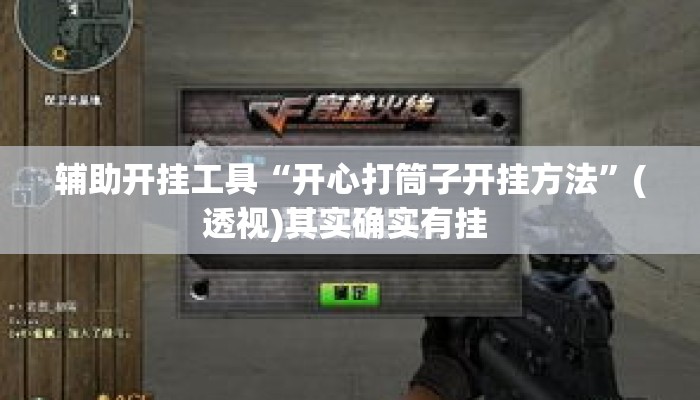 辅助开挂工具“开心打筒子开挂方法”(透视)其实确实有挂 