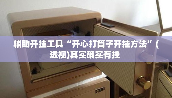 辅助开挂工具“开心打筒子开挂方法”(透视)其实确实有挂 