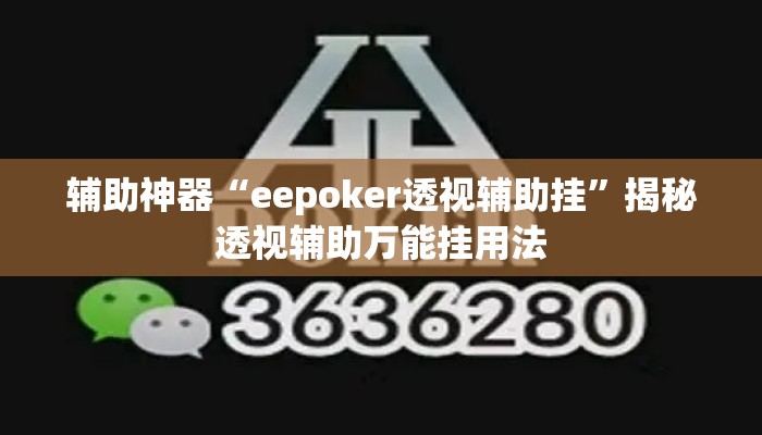 辅助神器“eepoker透视辅助挂”揭秘透视辅助万能挂用法