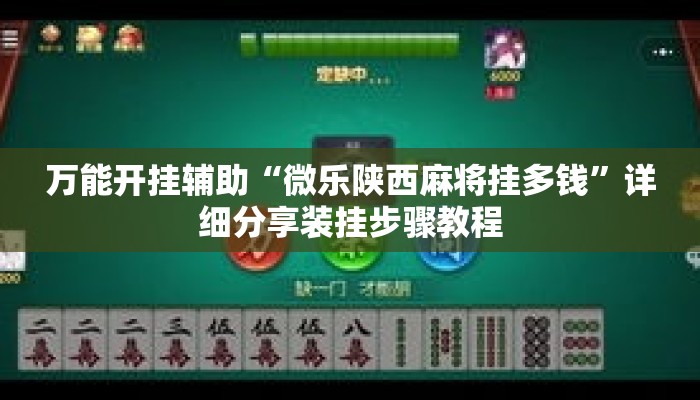 万能开挂辅助“微乐陕西麻将挂多钱”详细分享装挂步骤教程