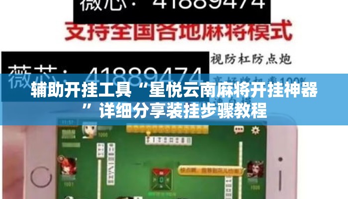辅助开挂工具“星悦云南麻将开挂神器”详细分享装挂步骤教程