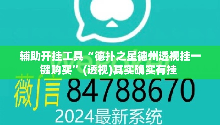 辅助开挂工具“德扑之星德州透视挂一键购买”(透视)其实确实有挂 