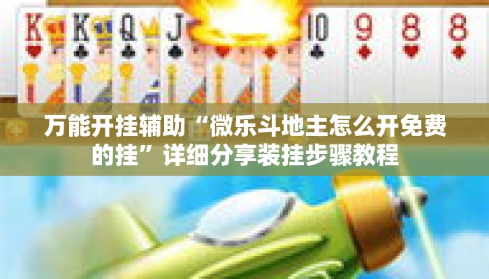 万能开挂辅助“微乐斗地主怎么开免费的挂”详细分享装挂步骤教程