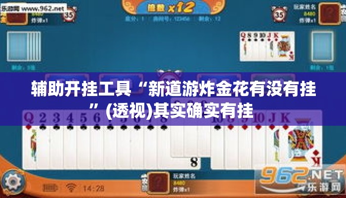 辅助开挂工具“新道游炸金花有没有挂”(透视)其实确实有挂 