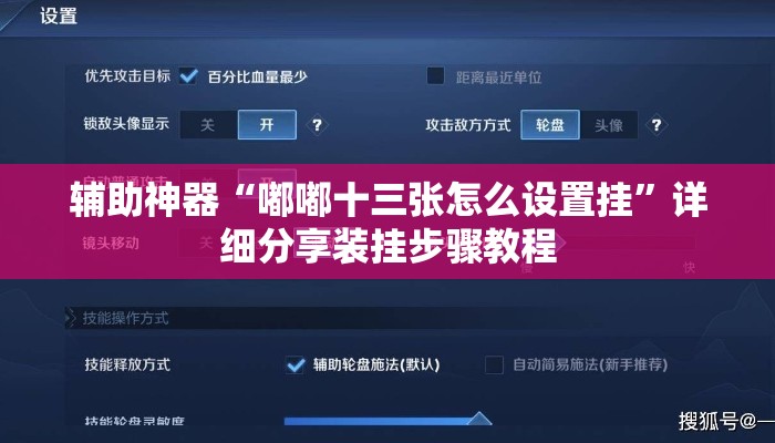 辅助神器“嘟嘟十三张怎么设置挂”详细分享装挂步骤教程