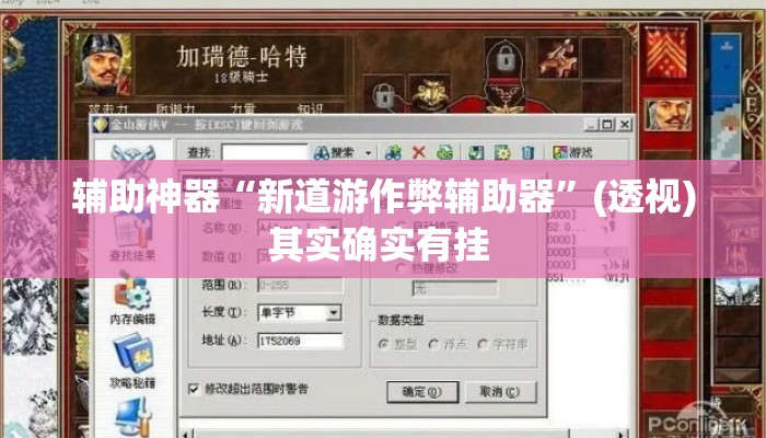 辅助神器“新道游作弊辅助器”(透视)其实确实有挂 