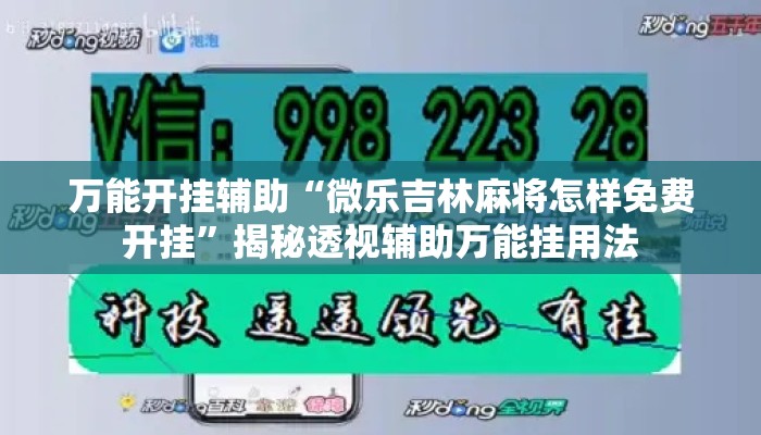 万能开挂辅助“微乐吉林麻将怎样免费开挂”揭秘透视辅助万能挂用法