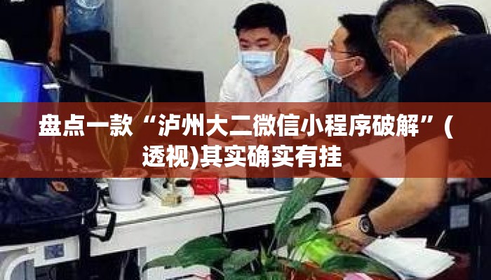 盘点一款“泸州大二微信小程序破解	”(透视)其实确实有挂 