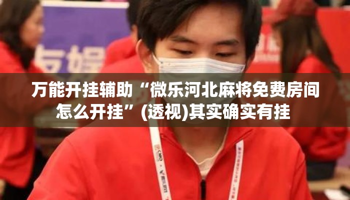 万能开挂辅助“微乐河北麻将免费房间怎么开挂”(透视)其实确实有挂 
