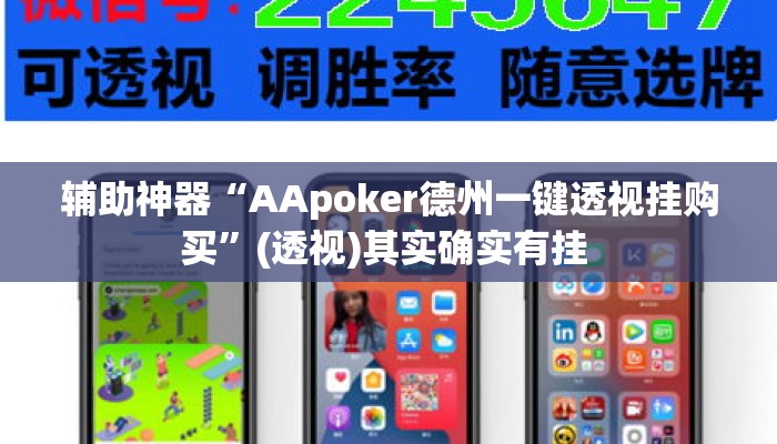 辅助神器“AApoker德州一键透视挂购买	”(透视)其实确实有挂 
