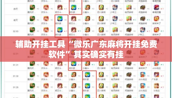 辅助开挂工具“微乐广东麻将开挂免费软件	”其实确实有挂