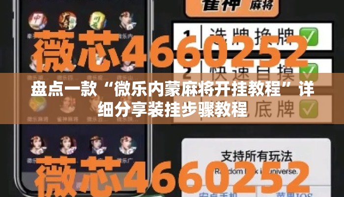 盘点一款“微乐内蒙麻将开挂教程	”详细分享装挂步骤教程