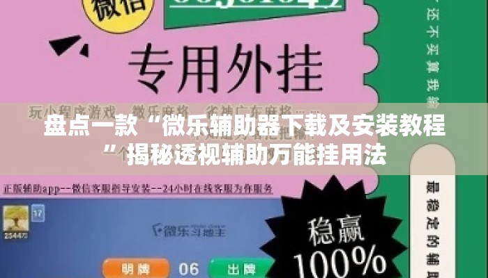 盘点一款“微乐辅助器下载及安装教程”揭秘透视辅助万能挂用法