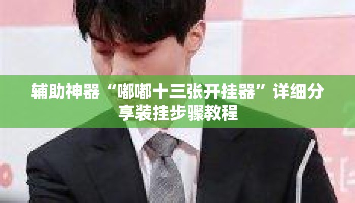 辅助神器“嘟嘟十三张开挂器	”详细分享装挂步骤教程