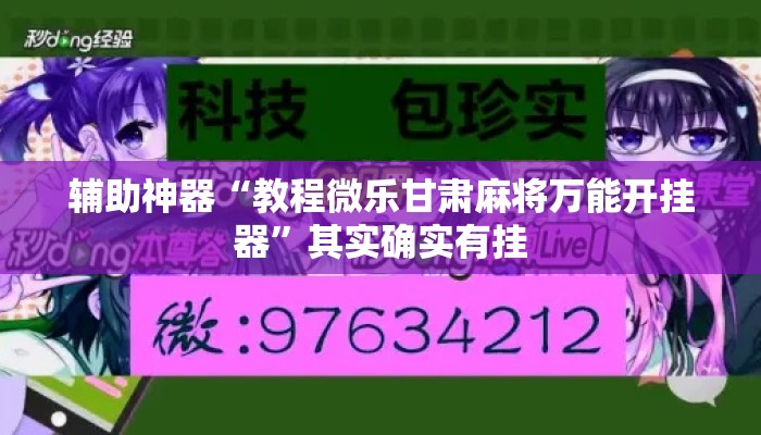 辅助神器“教程微乐甘肃麻将万能开挂器	”其实确实有挂