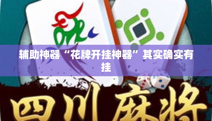 辅助神器“花牌开挂神器	”其实确实有挂