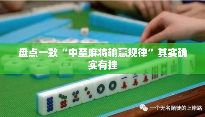 盘点一款“中至麻将输赢规律”其实确实有挂