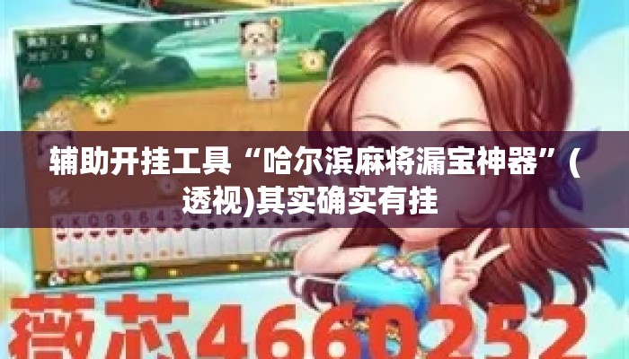 辅助开挂工具“哈尔滨麻将漏宝神器”(透视)其实确实有挂 