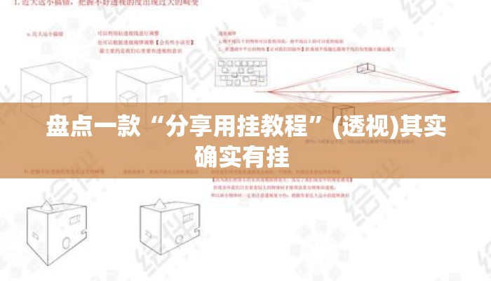 盘点一款“分享用挂教程”(透视)其实确实有挂 