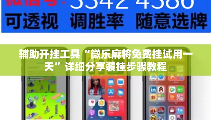 辅助开挂工具“微乐麻将免费挂试用一天”详细分享装挂步骤教程