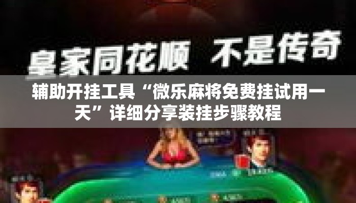 辅助开挂工具“微乐麻将免费挂试用一天”详细分享装挂步骤教程