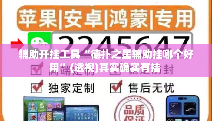 辅助开挂工具“德扑之星辅助挂哪个好用”(透视)其实确实有挂 