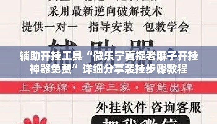 辅助开挂工具“微乐宁夏捉老麻子开挂神器免费	”详细分享装挂步骤教程