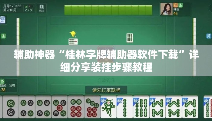 辅助神器“桂林字牌辅助器软件下载”详细分享装挂步骤教程