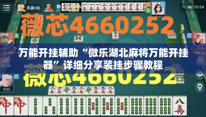 万能开挂辅助“微乐湖北麻将万能开挂器	”详细分享装挂步骤教程
