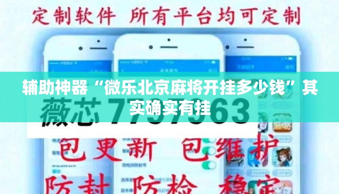 辅助神器“微乐北京麻将开挂多少钱”其实确实有挂