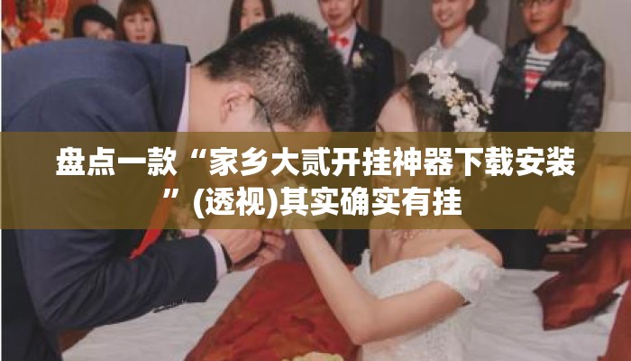 盘点一款“家乡大贰开挂神器下载安装	”(透视)其实确实有挂 
