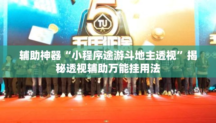 辅助神器“小程序途游斗地主透视”揭秘透视辅助万能挂用法