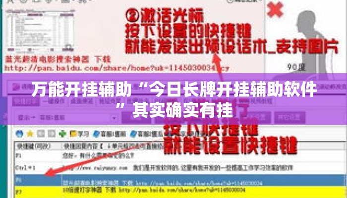 万能开挂辅助“今日长牌开挂辅助软件	”其实确实有挂