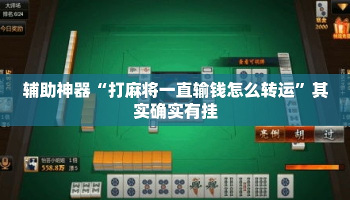 辅助神器“打麻将一直输钱怎么转运”其实确实有挂
