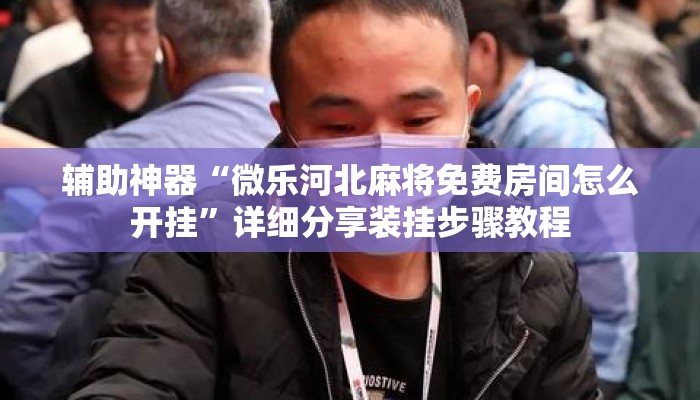 辅助神器“微乐河北麻将免费房间怎么开挂”详细分享装挂步骤教程