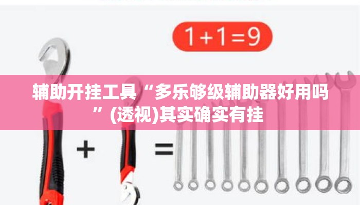 辅助开挂工具“多乐够级辅助器好用吗”(透视)其实确实有挂 