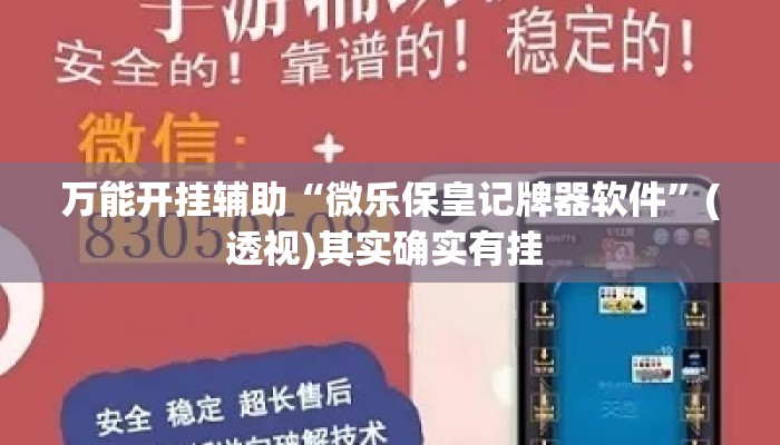 万能开挂辅助“微乐保皇记牌器软件	”(透视)其实确实有挂 