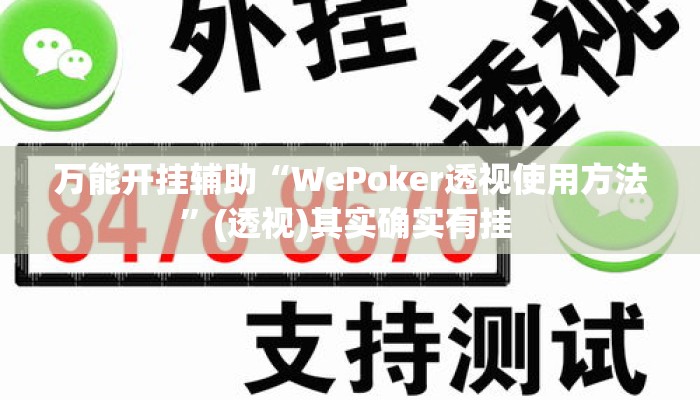 万能开挂辅助“WePoker透视使用方法	”(透视)其实确实有挂 