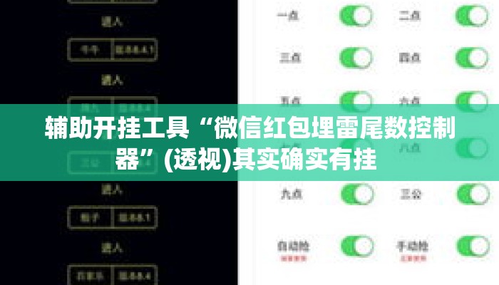 辅助开挂工具“微信红包埋雷尾数控制器”(透视)其实确实有挂 
