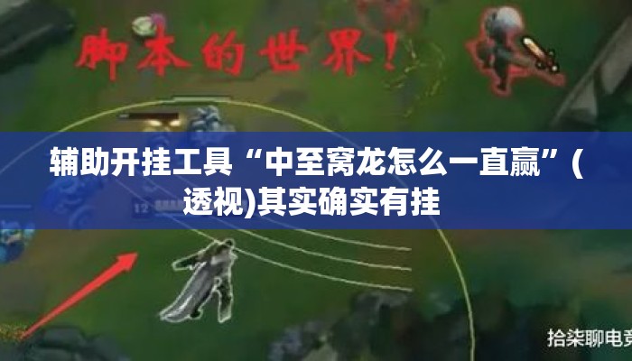 辅助开挂工具“中至窝龙怎么一直赢”(透视)其实确实有挂 