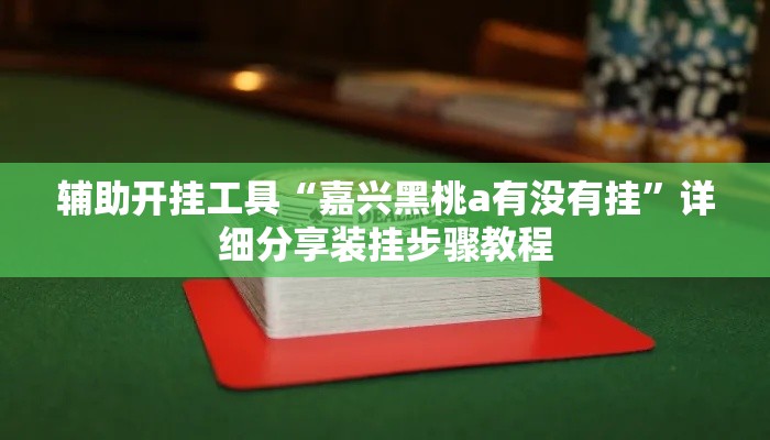 辅助开挂工具“嘉兴黑桃a有没有挂”详细分享装挂步骤教程