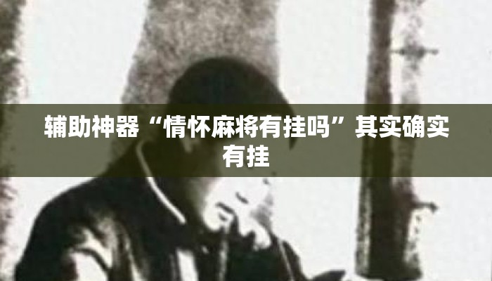辅助神器“情怀麻将有挂吗	”其实确实有挂