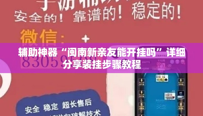 辅助神器“闽南新亲友能开挂吗”详细分享装挂步骤教程