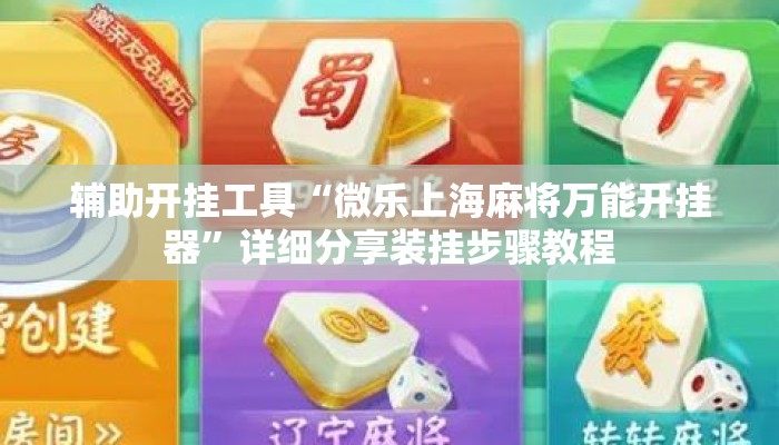 辅助开挂工具“微乐上海麻将万能开挂器”详细分享装挂步骤教程
